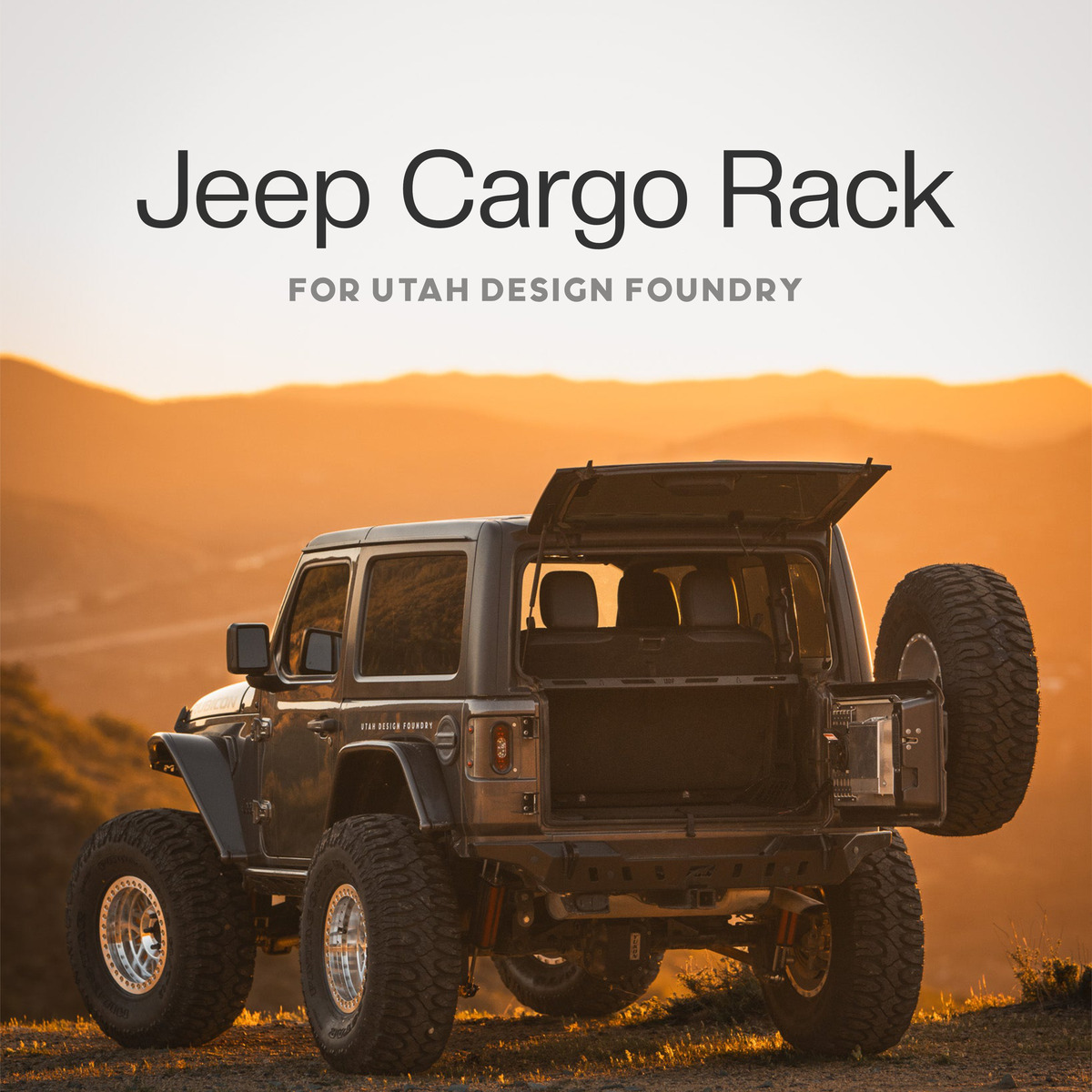 JL Jeep Cargo Shelf, a sheet metal interior cargo rack for Jeep Wrangler