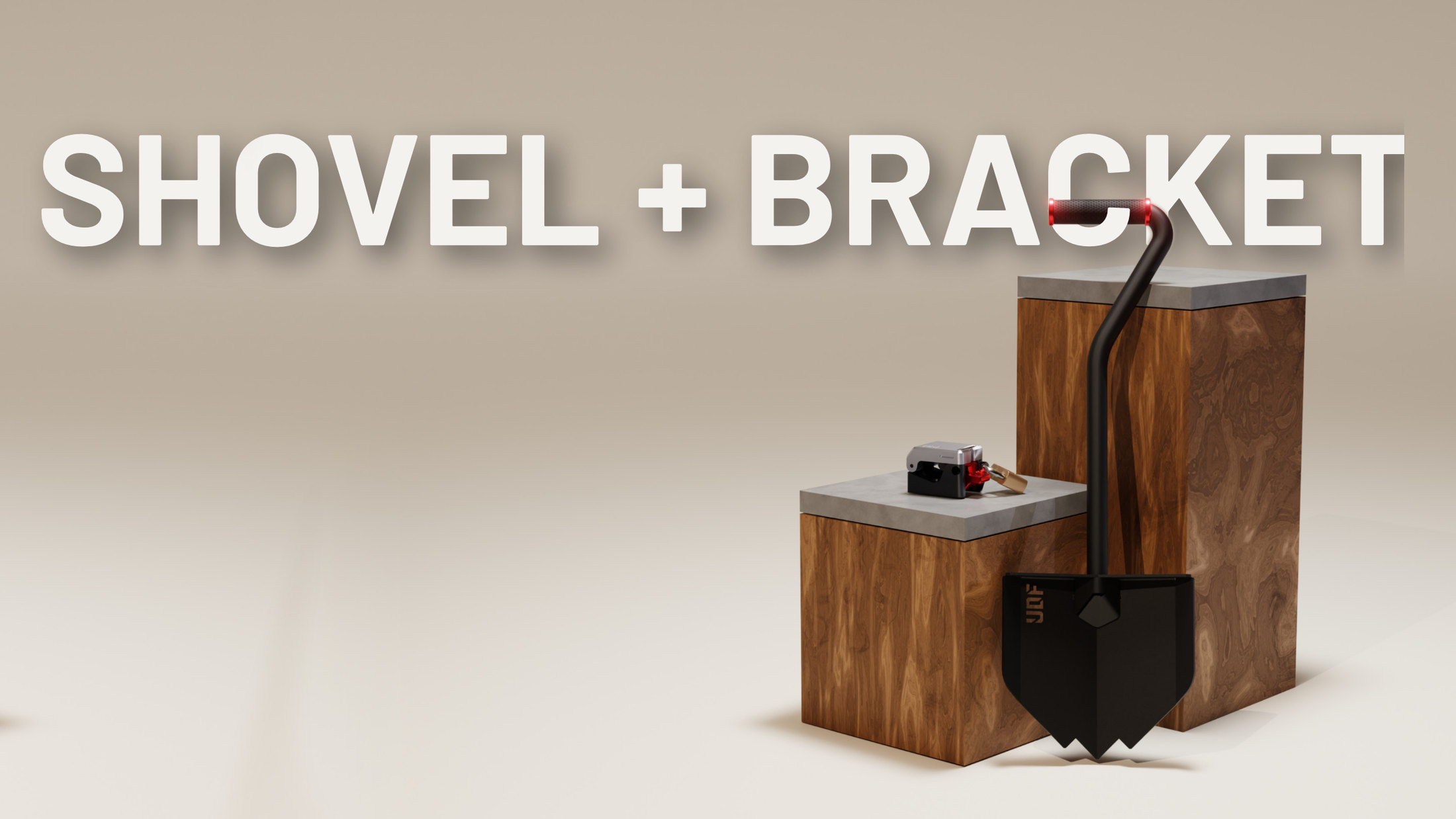 Overland Shovel + Mount